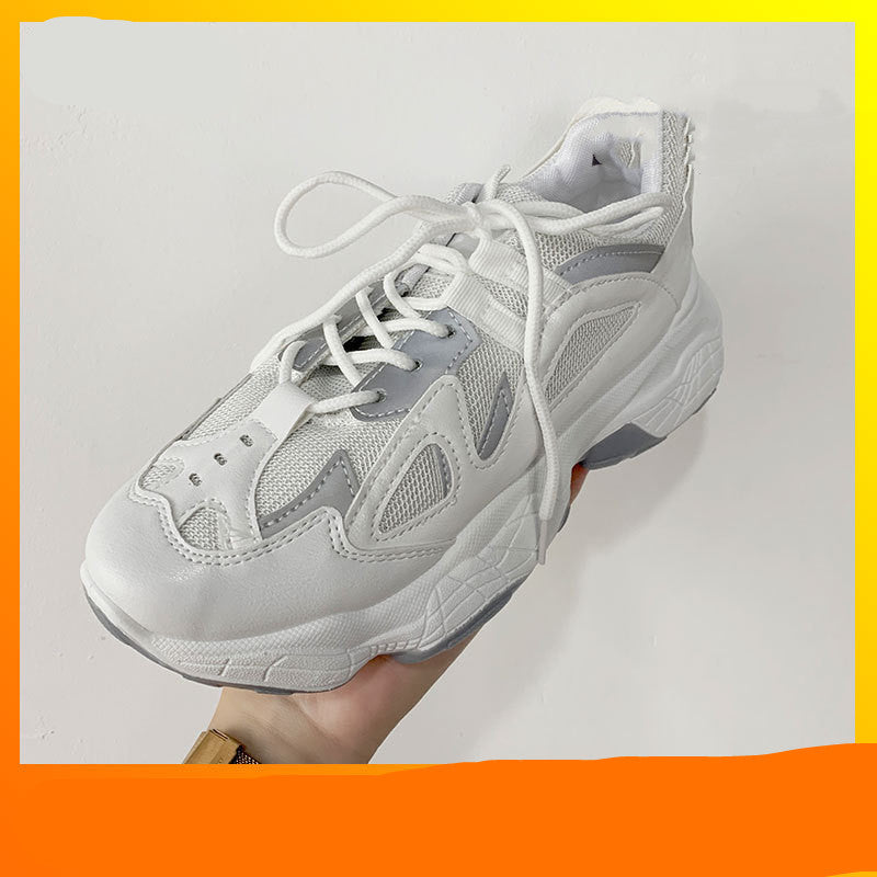 Smoked white sneakers